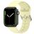 Mobigear Bumpy Silikon Apple Watch Armband Dornschließe - 49/46/45/44 mm - Gelb