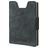 Valenta Card Case Alu + Money Strap Echtleder Kartenetui - 8 Karten - Blau