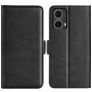 Mobigear Slim Magnet Motorola Moto G85 Hülle Klapphülle Geldbörse - Schwarz