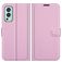 Mobigear Classic OnePlus Nord 2 Hülle Klapphülle Geldbörse - Pink