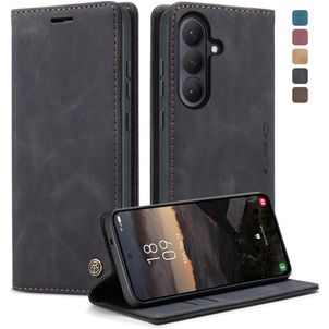 CaseMe 013 Samsung Galaxy S26 Plus Hülle Klapphülle Geldbörse - Schwarz