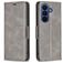 Mobigear Excellent Samsung Galaxy A37 Hülle Klapphülle Geldbörse - Grau