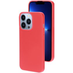 Mobiparts iPhone 13 Pro Silikon Backcover - Scarlet Red