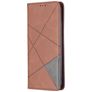 Mobigear Rhombus Slim POCO M4 Pro 5G Hülle Klapphülle - Braun