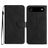 Mobigear Stitch iPhone Air Hülle Klapphülle Geldbörse - Schwarz