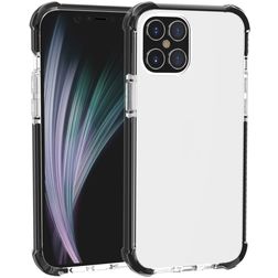 Mobigear Full Bumper iPhone 12 Pro Hülle Hardcase Backcover Stoßfest - Schwarz