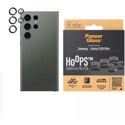 PanzerGlass Hoops Samsung Galaxy S24 Ultra Gehärtetes Glas Kameralinsen Schutz - Hüllenfreundlich