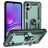 Mobigear Armor Ring Samsung Galaxy A05 Hülle Hardcase Backcover Stoßfest mit Ringhalter - Grün