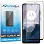 Mobigear Premium Motorola Moto E22i Panzerglas Gehärtetes Glas Displayschutz - Hüllenfreundlich - Schwarz