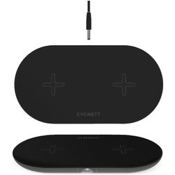 Cygnett TwoFold2 es Ladegerät Qi Wireless 1 Meter 20W - Schwarz