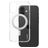 CARE by PanzerGlass Feature Case iPhone 16 MagSafe Hülle Hardcase Backcover - Transparent / Silber