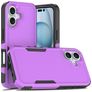 Mobigear Heavy Armor iPhone 16 Hülle Hardcase Backcover Stoßfest - Lila