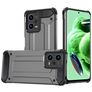 Mobigear Outdoor POCO X5 Hülle Hardcase Backcover Stoßfest - Grau