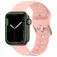 Mobigear Bumpy Silikon Apple Watch Armband Dornschließe - 49/46/45/44 mm - Pink