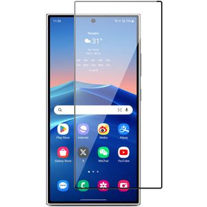 Mobigear Premium Samsung Galaxy S24 Ultra Panzerglas Gehärtetes Glas Displayschutz - Hüllenfreundlich
