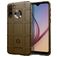 Mobigear Rugged Shield Samsung Galaxy A21 Hülle Flexibles TPU Backcover Stoßfest - Braun
