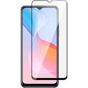 Mobigear Premium Vivo Y21s Panzerglas Gehärtetes Glas Displayschutz - Hüllenfreundlich - Schwarz