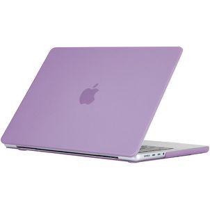 Mobigear Matte MacBook Pro 14 Zoll (2021-2026) Hardcase Hülle MacBook Case - Lila - Model A2442 / A2779 / A2918 / A2992 / A3401 / A3112 / A3434 / A3427 / A3426
