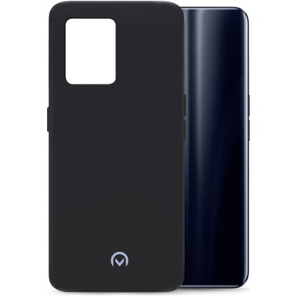 Mobilize Rubber Gelly Realme 9 5G Hülle Flexibles TPU Backcover - Matt Black