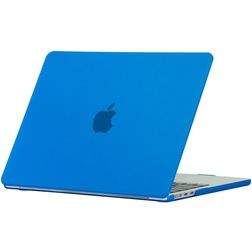 Mobigear Matte MacBook Air 15 Zoll (2023-2025) Hardcase Hülle MacBook Case - Dunkelblau - Model A2941 / A3114 / A3241