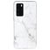 Mobigear Marble Huawei P40 Hülle Flexibles TPU Backcover - Weiß