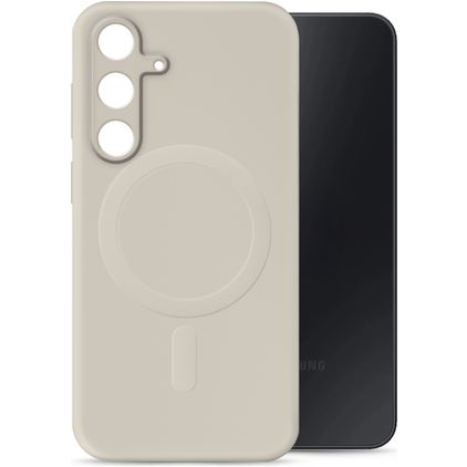 My Style Protective Flex Samsung Galaxy S25 FE MagSafe Hülle Flexibles TPU Backcover - Antique White