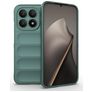 Mobigear Bumpy Xiaomi 15T Hülle Flexibles TPU Backcover - Dunkelgrün