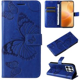 Mobigear Butterfly Xiaomi 14T Pro Hülle Klapphülle Geldbörse - Blau
