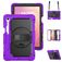 Mobigear SureGrip XGuard Samsung Galaxy Tab S11 Hülle Kunststoff,Silikon Backcover + Stifthalter + Schulterträger + Ständer - Lila