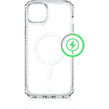 ITSKINS Level 2 HybridMagClear R Durchsichtig iPhone 13 MagSafe Hülle Hardcase Backcover Stoßfest - Transparent