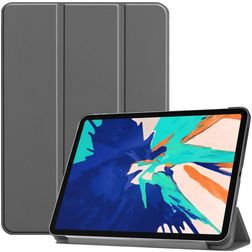 Mobigear Tri-Fold iPad Pro 12.9 Zoll (2020) Hülle Klapphülle - Grau