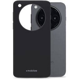 Mobilize Rubber Gelly OPPO Find X8 Hülle Flexibles TPU Backcover - Schwarz