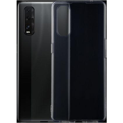Mobigear Ultra Thin Durchsichtig OPPO Find X2 Hülle Flexibles TPU Extra Dünn Backcover - Transparent