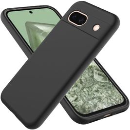 Mobigear Colors Google Pixel 8a Hülle Flexibles TPU Backcover - Schwarz