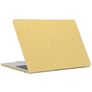 Mobigear Sparkling Cream MacBook Air 13 Zoll (2022-2026) Hardcase Hülle MacBook Case - Gelb - Model A2681 / A3113 / A3240 / A3449