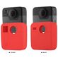 Mobigear Classic GoPro Fusion Hülle Flexibles Silikon - Rot