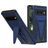 Mobigear Armor Stand Google Pixel 6 Pro Hülle Hardcase Backcover Stoßfest mit Ständer - Blau