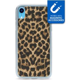 My Style Magneta iPhone XR Hülle Flexibles TPU Backcover - Leopard