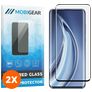 Mobigear Premium Xiaomi Mi 10 Pro Panzerglas Gehärtetes Glas Displayschutz - Hüllenfreundlich - Schwarz (2er Pack)