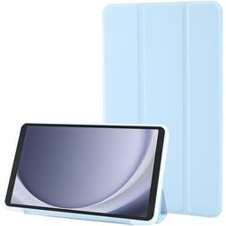 Mobigear Tri-Fold Gel Samsung Galaxy Tab A11 Hülle TPU,Kunstleder Klapphülle - Blau