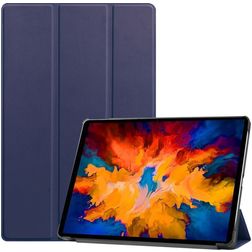 Mobigear Tri-Fold Lenovo Tab P11 Pro Gen 1 Hülle Klapphülle - Dunkelblau