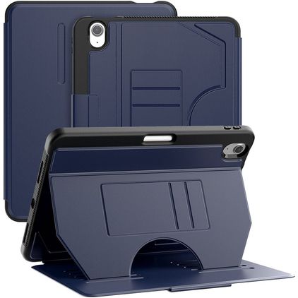 Mobigear Magnetic Folio iPad Air 11 Zoll (2026) Hülle Klapphülle + Stifthalter - Marineblau