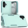 Mobigear Heavy Armor iPhone 16 Plus Hülle Hardcase Backcover Stoßfest - Grün