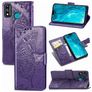 Mobigear Butterfly HONOR 9X Lite Hülle Klapphülle Geldbörse - Lila