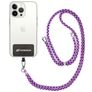Mobigear Lanyard Universal-Handykette einstellbar - Blau / Rot / Weiß