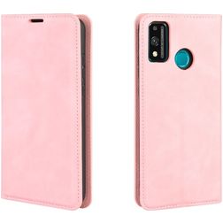 Mobigear Retro Slim HONOR 9X Lite Hülle Klapphülle Geldbörse - Pink