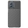Mobigear Groove Motorola Moto G53 5G Hülle Flexibles TPU Backcover - Schwarz