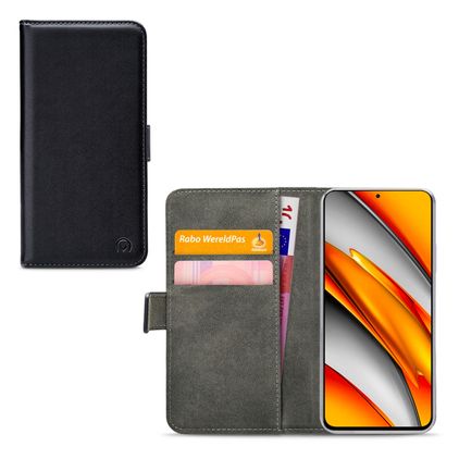 Mobilize Classic Gelly Wallet POCO F3 Hülle Klapphülle Geldbörse - Schwarz