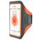 Mobiparts Comfort Fit Handyhalterung Joggen iPhone SE (2016) Sporthülle Neopren Sportarmband - Neon Orange