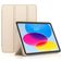 Mobigear Tri-Fold Gel iPad 10 (2022) Hülle TPU,Kunstleder Klapphülle - Gold
